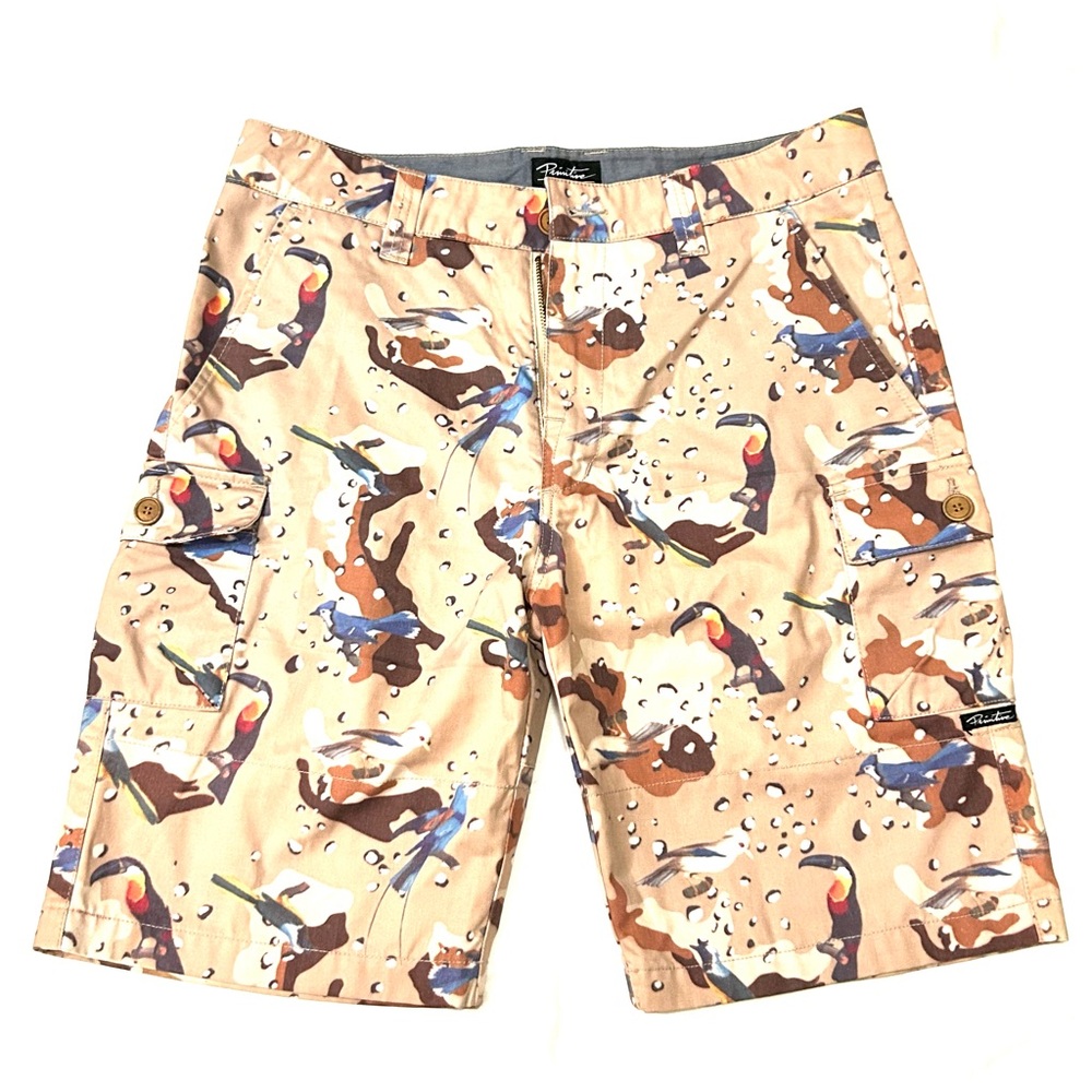 Primitive Bird Camo Cargo Shorts Men’s Size 34 – New Without Tags